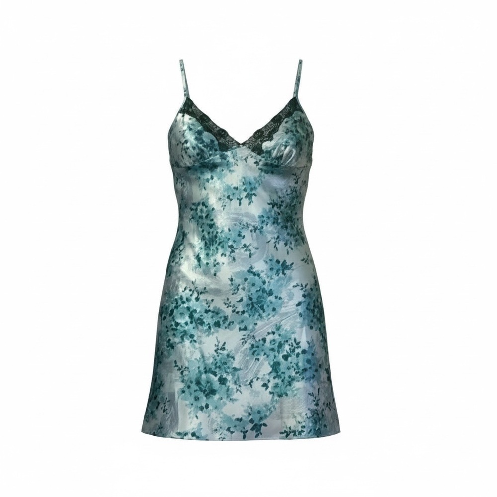 Secret Treasures soft and slinky nightgown, adjustable straps.